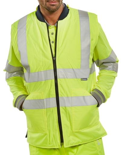 [BW018] BODYWARMER ENG SAT/YELLOW M