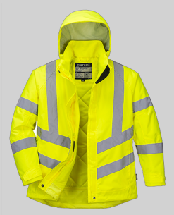 [JK116] LW74 LADIES HI-VIS WATERPROOF JACKET