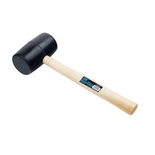 [AC625] 16OZ MALLET BLACK RUBBER WITH WOODEN HANDLE
