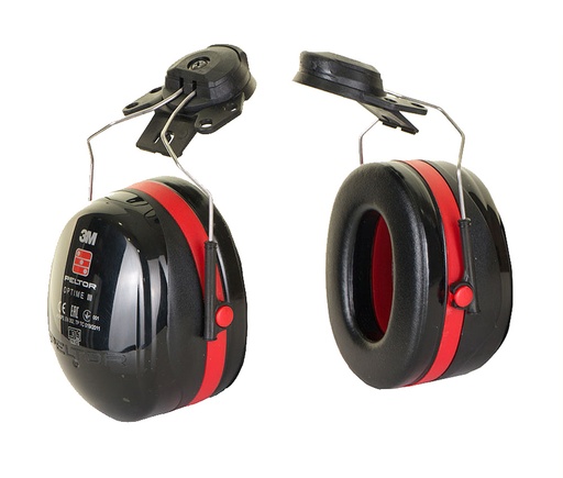 [EP378] 3M PELTOR OPTIME 3 HELMET MOUNTED EAR DEFENDER H540P3E-413-SV