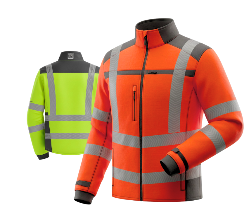 RECYCLED FGX HI-VIS SOFT SHELL JACKET