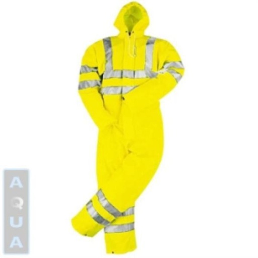 [BS121] HI VIS WATERPROOF COVERALL