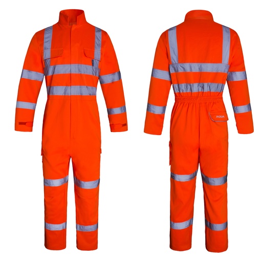 [BS126] AQUA HI-VIS COVERALL