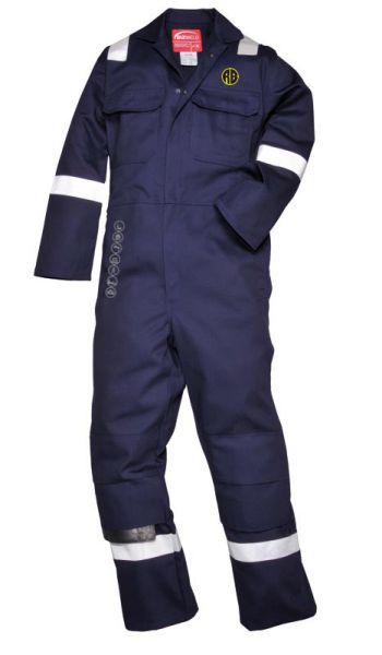 FR50 ANTI-STATIC COVERALL C/W TAPES 350G