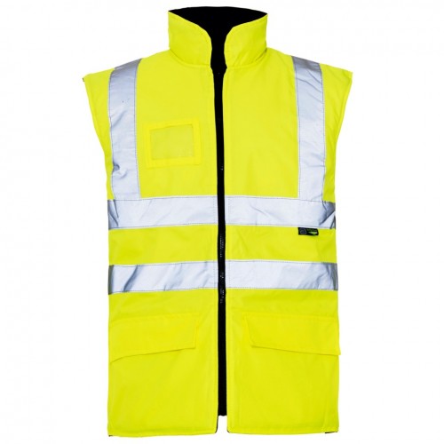 HI VIS REVERSIBLE BODYWARMER