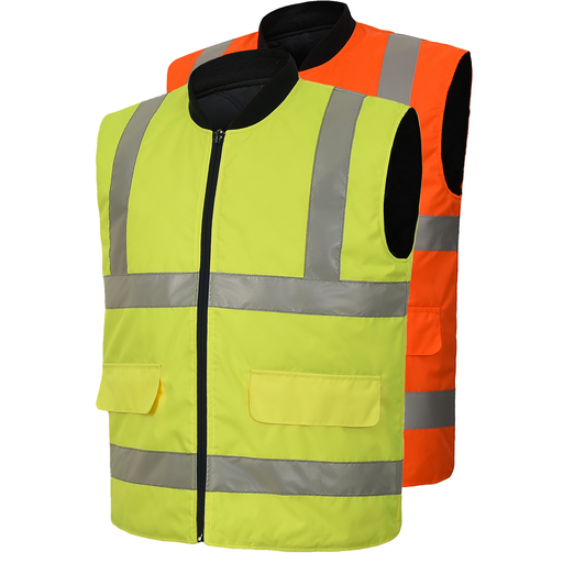 [BW492] AQUA HI VIS REVERSIBLE BODY WARMER