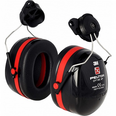 [EP136] PELTOR OPTIME 3 HELMET MOUNTED EAR DEFENDER WITH ATTACHMENTS MK7 HELMET 254439