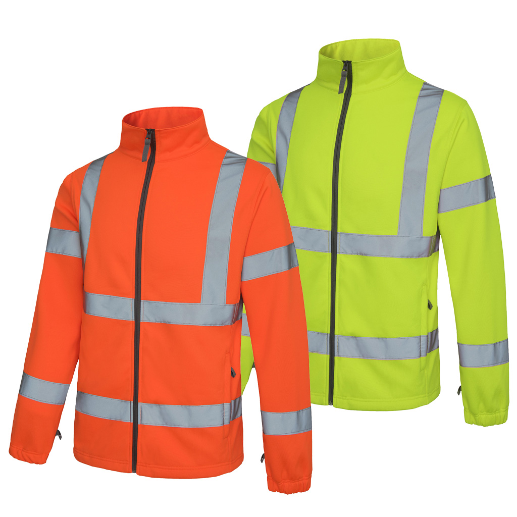 AQUA FULL ZIP HI VIS FLEECE