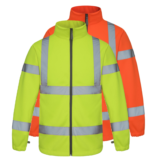 [FJ077] AQUA PREMIUM FULL ZIP HI VIS FLEECE