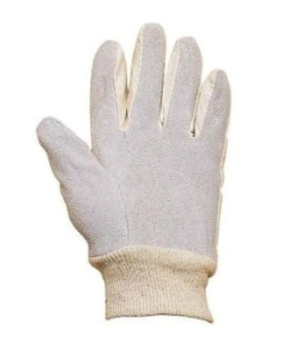 [GL019] GLOVES COTTON CHROME SPLIT LEATHER