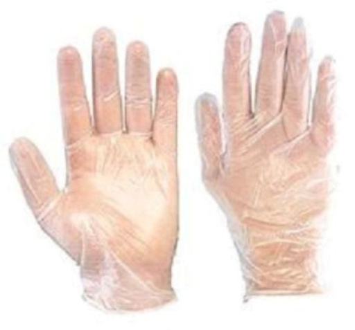 [GL020] GLOVES VINYL DISPOSABLE POWDERED