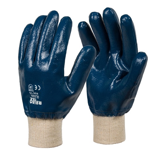 [GL024] RHINOtec  NITRILE KNIT WRIST GLOVES