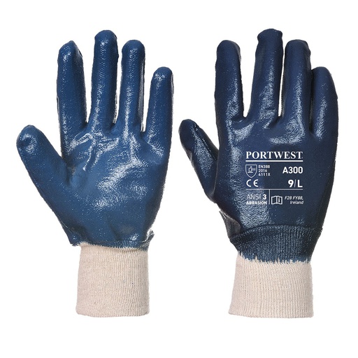 [GL299] A300 NITRILE KNITWRIST GLOVES