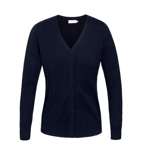 [JP008] NAVY LADIES 100 % ACRYILIC CARDIGAN