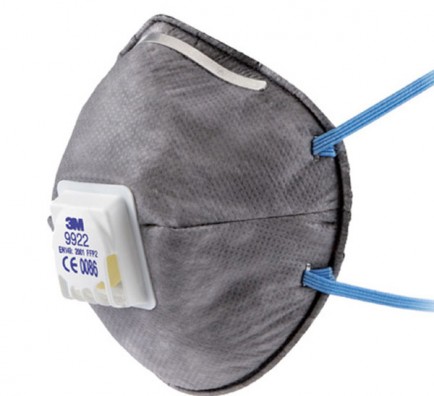 [RP114] 3M 9922 DISPOSABLE RESPIRATOR FFP2 VALVED (BOX OF 10)