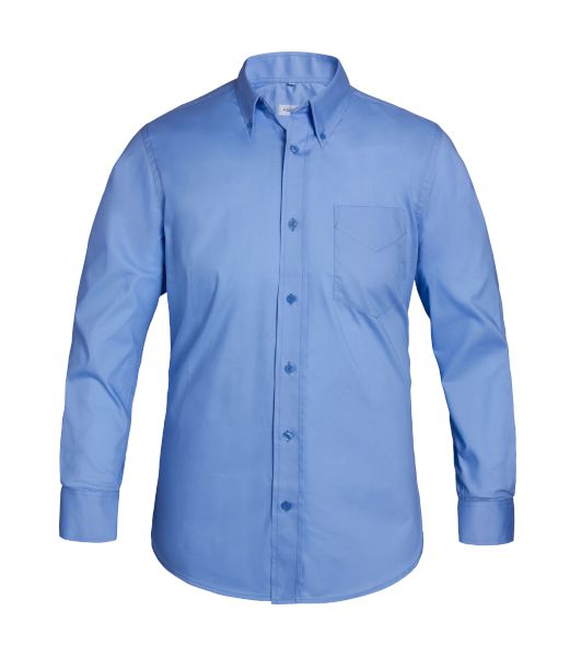 AQUA OXFORD SHIRT LONG SLEEVE