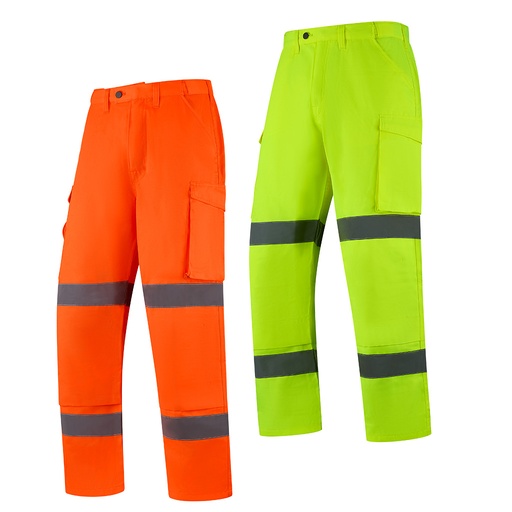 [TR047] HI VIS CARGO TROUSER