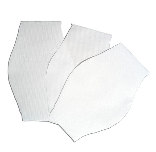 [RP183] FILTERS FOR REUSABLE MASK RP182 17CM x 7CM  (PACK OF 10)