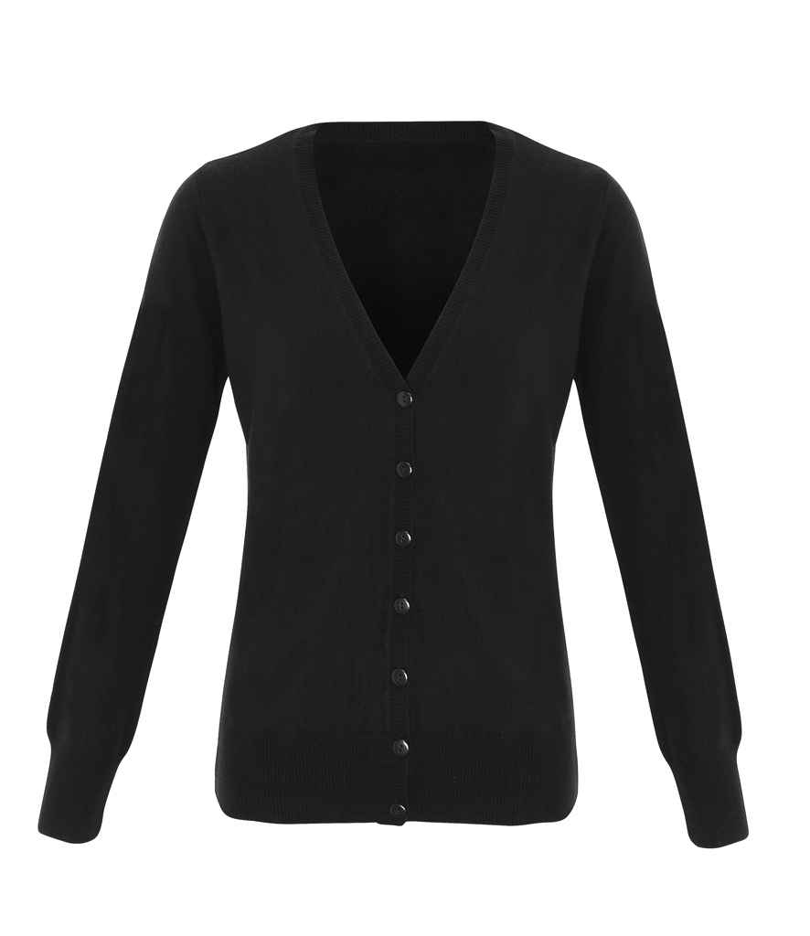 PR402 PREMIER LADIES V-NECK CARDIGAN